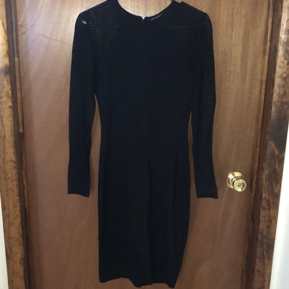French connection mesh inlay dress